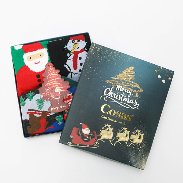 Chaussettes de Noël en boite de 4/paquet - Sous-vêtements