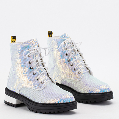 Bottines femme à sequins holographiques Wysey - Chaussures