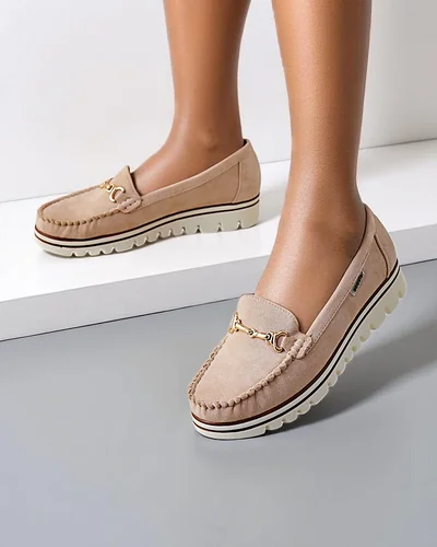 Royalfashion Élégantes mocassins pour femmes Borne
