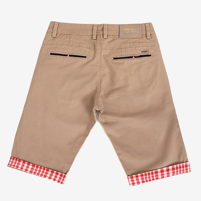 Short beige pour homme - Vêtements