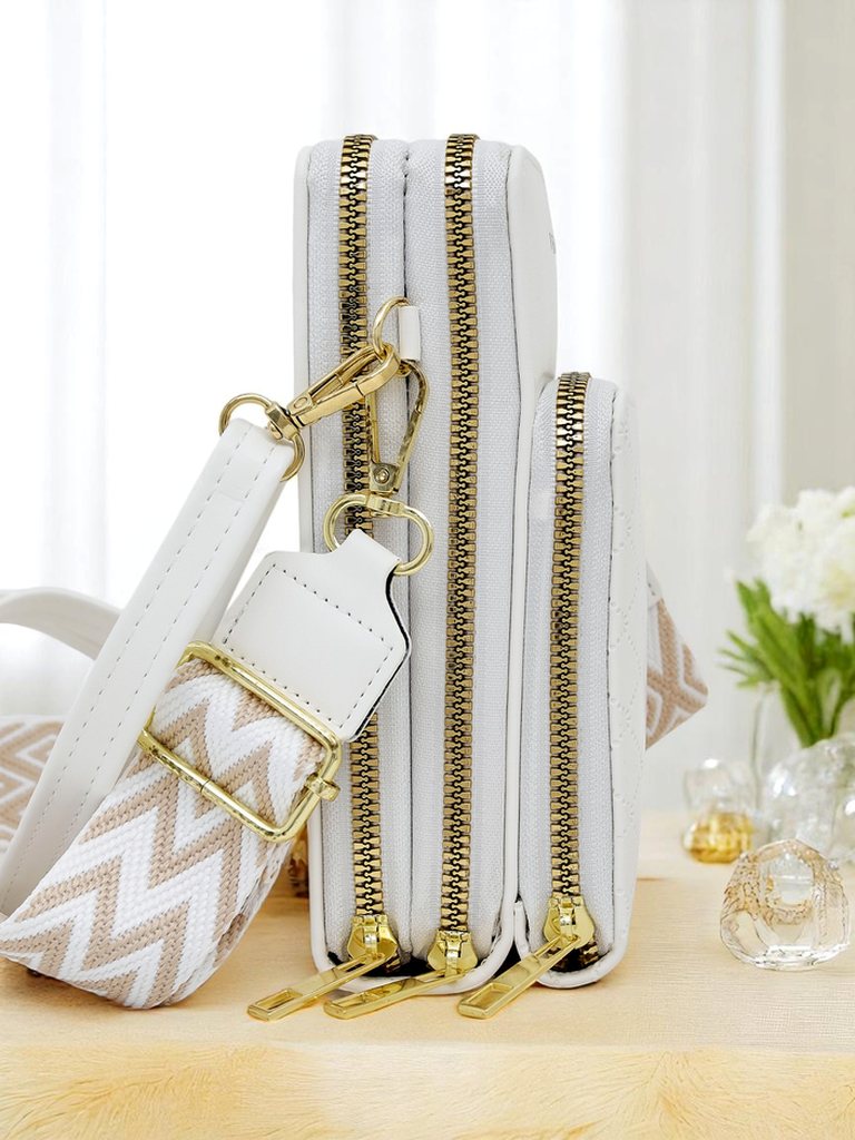 Royalfashion Sac à main portefeuille multifonctionnel avec une bandoulière Suite Mood