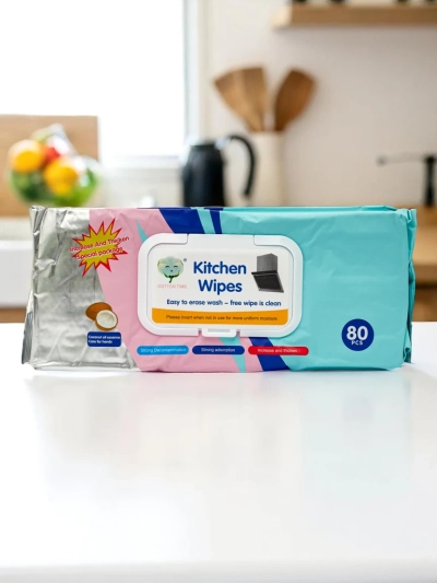 Lingettes de nettoyage pour cuisine 80 pcs.
