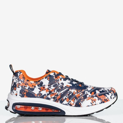 Chaussures de sport pour femmes Thalassa bleu marine et orange - Footwear