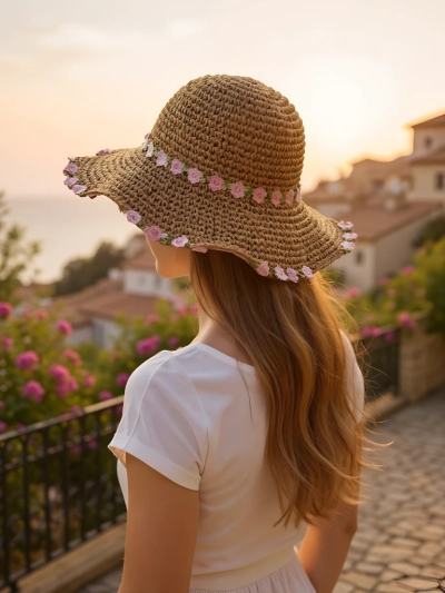 Chapeau en paille pour femme Royalfashion Malvera
