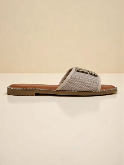 Royalfashion Chaussons à semelle plate pour femme Rorole
