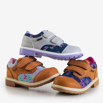 Chaussures fille marron et bleu Florisa - Footwear