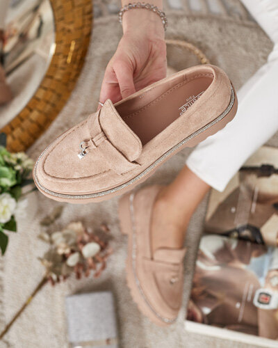 Royalfashion Mocassins pour femme avec zircons Ali