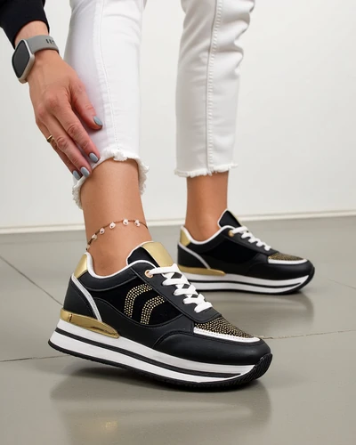 Sneakers Royalfashion pour femmes avec épaisse semelle Lobissa