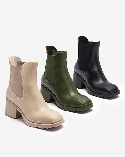 Bottes pour femmes vert foncé Caldala- Footwear