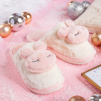 Pantoufles roses Sweet Teddy Bear - Chaussures 1