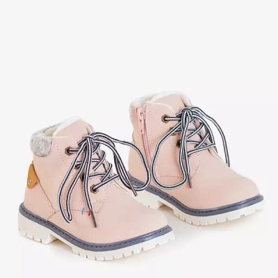 Bottines Tiptop isolées rose fille OUTLET - Chaussures