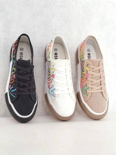 Baskets Royalfashion pour femmes avec imprimé cœur Sercess