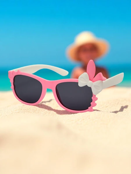 Royalfashion Lunettes de soleil pour enfants avec décorations Bunny Shine