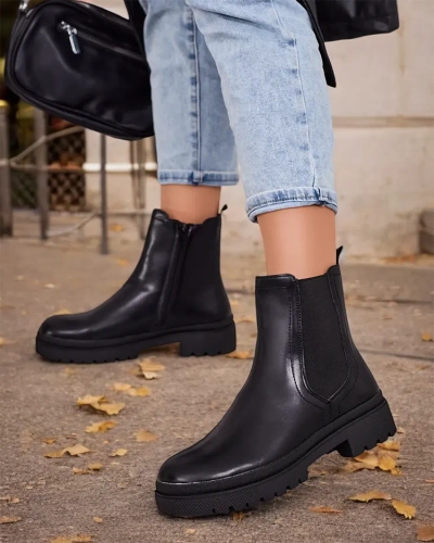 Royalfashion Bottes Dovivas en cuir eko pour femme