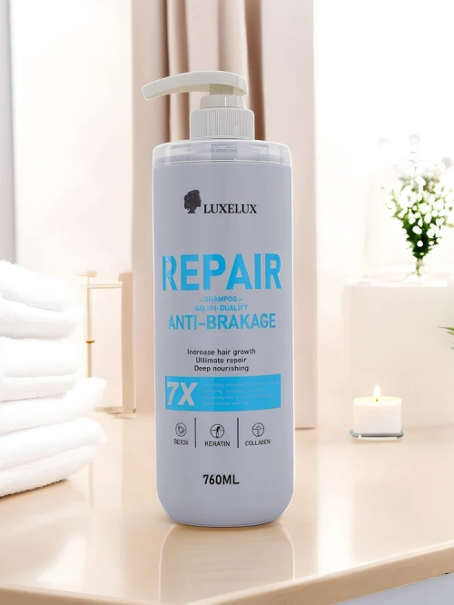 Luxelux Shampoo Lissant et Régénérant pour Cheveux 760 ml