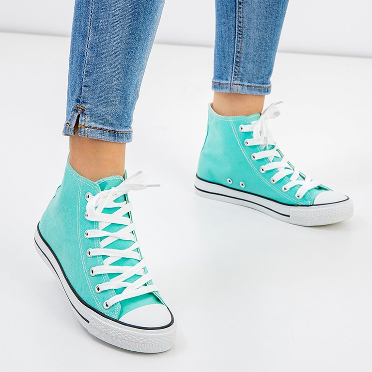 Baskets montantes femme Antonella mint - Footwear