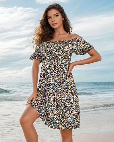 Royalfashion Mini robe a'la hiszpanka pour femme