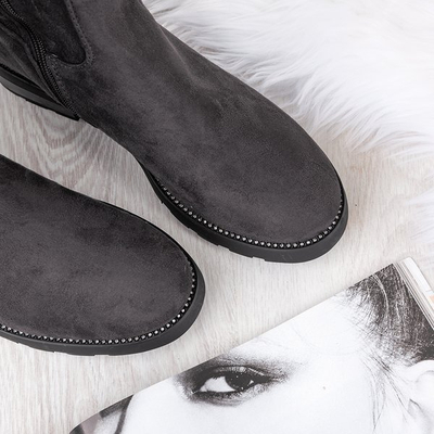 Bottes montantes Marsha grises - Footwear