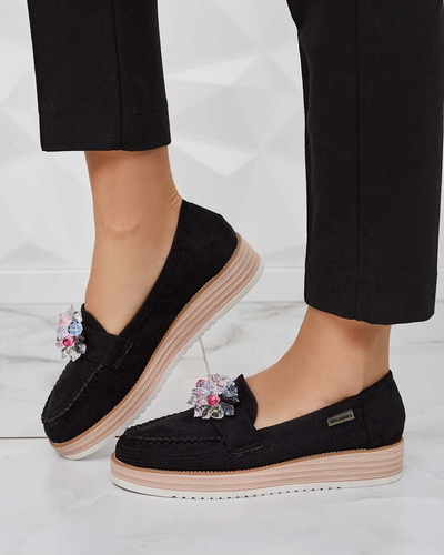 Royalfashion Mokassins avec pierres colorées Restea