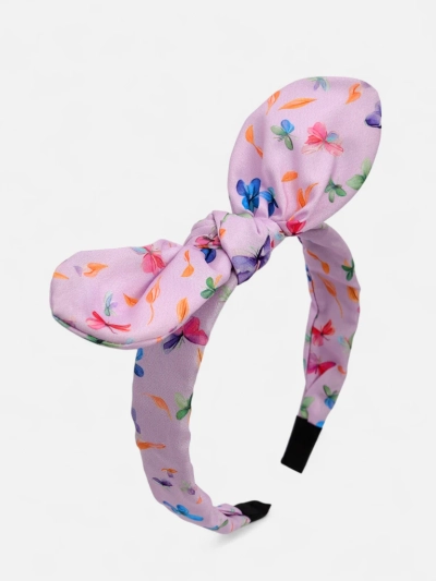 Royalfashion Bandeau pour enfants avec nœud et imprimé