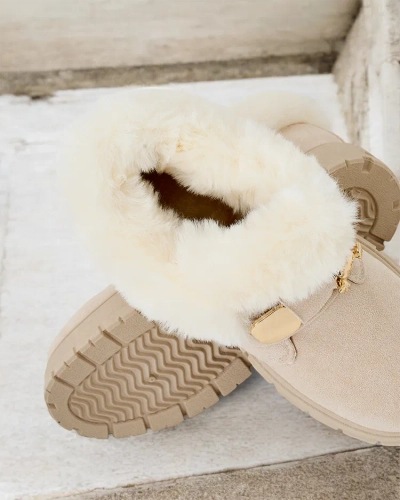 Royalfashion Bottes courtes pour femmes a'la bottes de neige Dobis