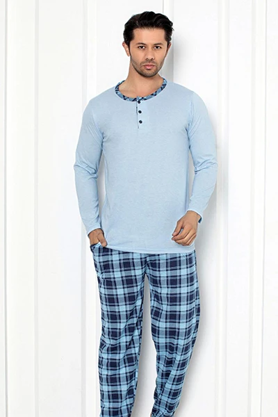 Pyjama à carreaux en coton pour homme Royalfashion