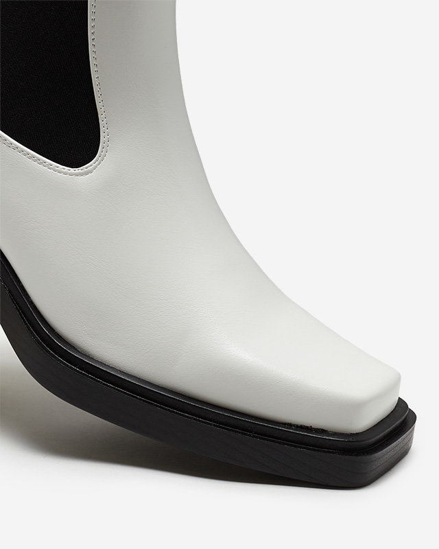 Bottines à enfiler blanches pour femmes Darran - Footwear