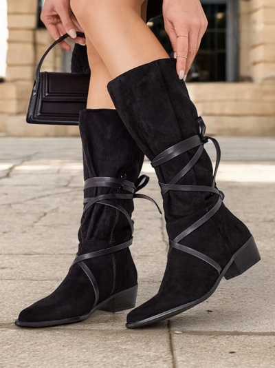 Royalfashion Bottes à talons bas Rolizoo