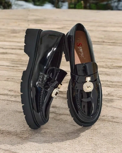 Royalfashion Mocassins laqués pour femme Bemies