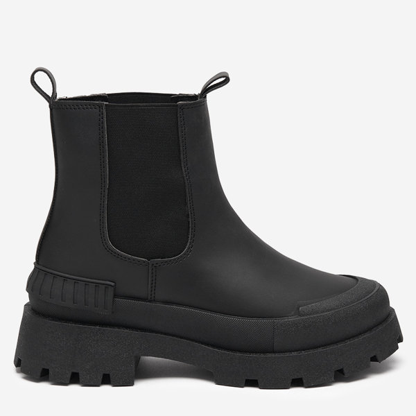 OUTLET Bottes pour femmes à enfiler en noir Sisepi- Footwear
