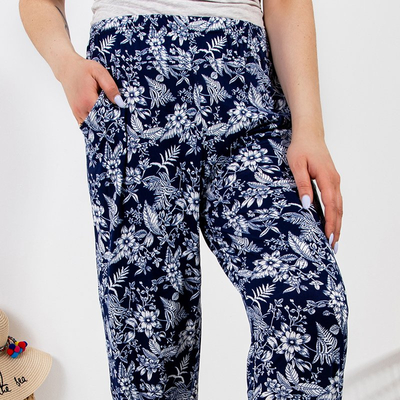 Pantalon femme à motifs GRANDE TAILLE - Vêtements