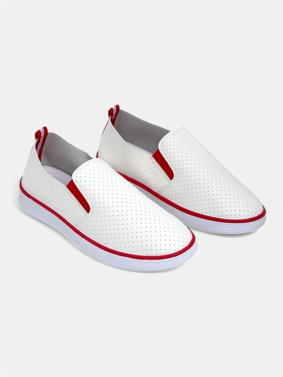 Royalfashion Chaussures à enfiler perforées pour femmes Kassias