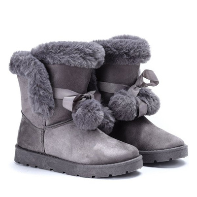 Bottes de neige grises avec fourrure Keira - Footwear