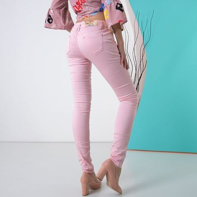 Pantalon rose pour femme - Vêtements