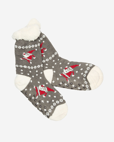 Royalfashion Chaussettes d'hiver pour femmes avec motif de Noël