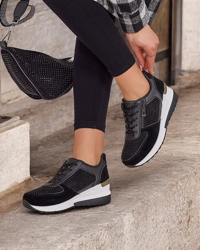 Sneakers compensées pour femmes Royalfashion Neroz