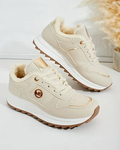 Royalfashion Baskets chauffantes pour femme avec fourrure Boris