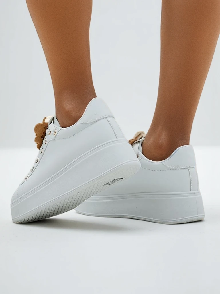 Royalfashion Baskets de sport plateforme pour femmes Viela