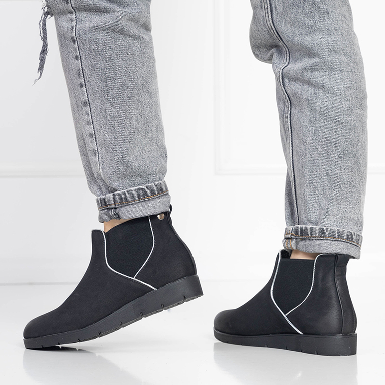 OUTLET Bottes élégantes pour femmes noires Zulla- Footwear