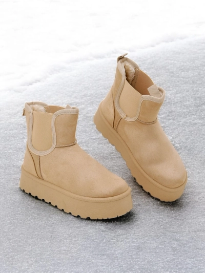 Royalfashion Bottes de neige courtes pour femmes Vierris