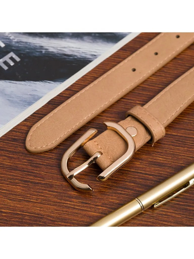 Royalfashion Ceinture fine pour femme pour pantalon