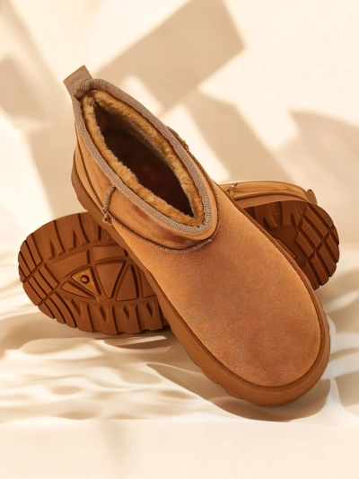 Royalfashion Chaussures courtes ressemblant à des bottes de neige pour femmes Fortesse