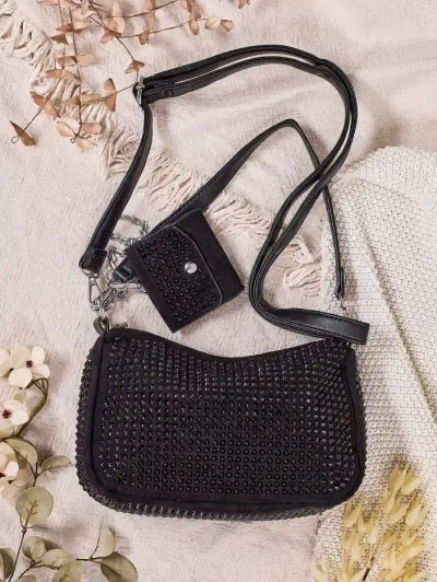 Royalfashion Petit sac à main pour femme avec clous