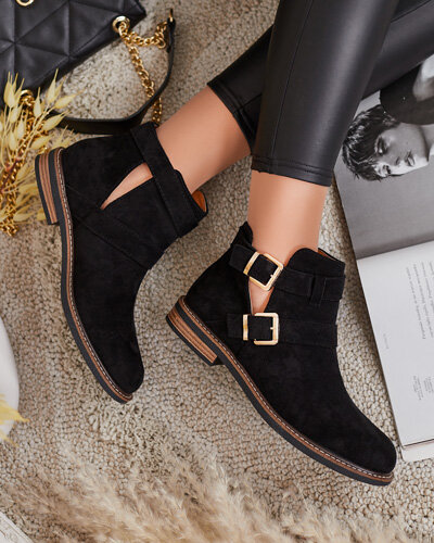 Royalfashion Bottes à découpes Geronsa pour femme