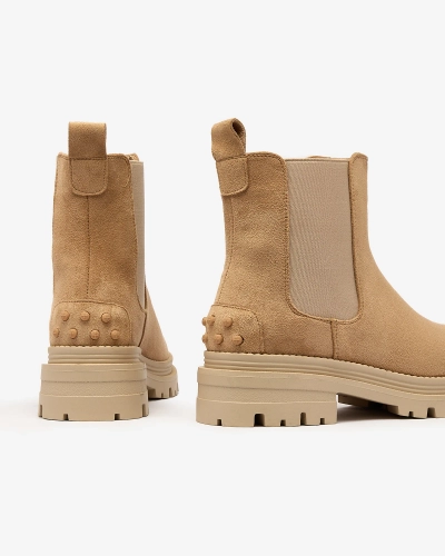 Royalfashion Bottes isolées pour femmes en camel Comfy Walk