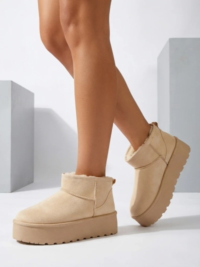 Royalfashion Bottes de neige a'la plateforme pour femmes Dagodo