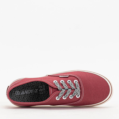 OUTLET Baskets femme rose foncé Isyia - Footwear