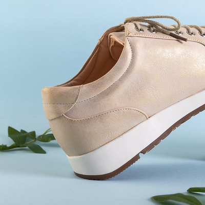 OUTLET Chaussures de sport femme dorées Theliel - Footwear