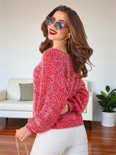 Pull femme Royalfashion avec fil brillant