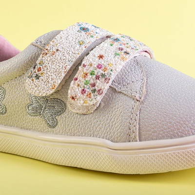 Baskets de sport pour enfants Rilana Silver - Chaussures